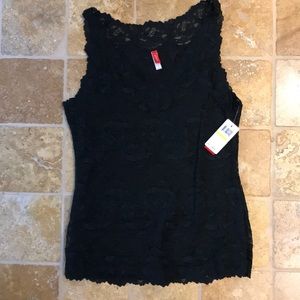 Josie black lace tank